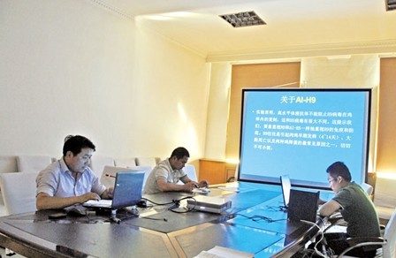 山东民和股份技术部组织场区生产技术人员进行