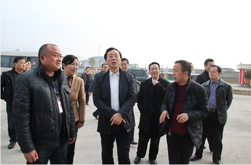 怀化市市长莅临怀化大康九鼎视察指导