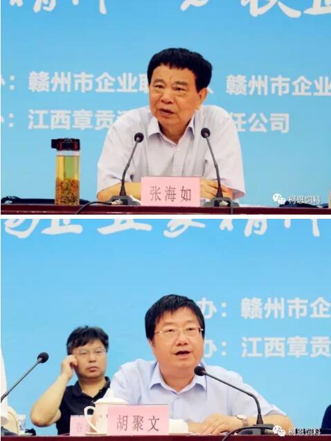 会上,江西省企业联合会/企业家协会会长张海如,赣州市人民政府副