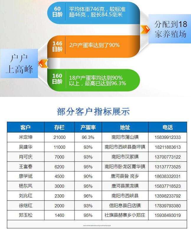 2015年2月16日引进105000只京红1号,在峪口禽业育